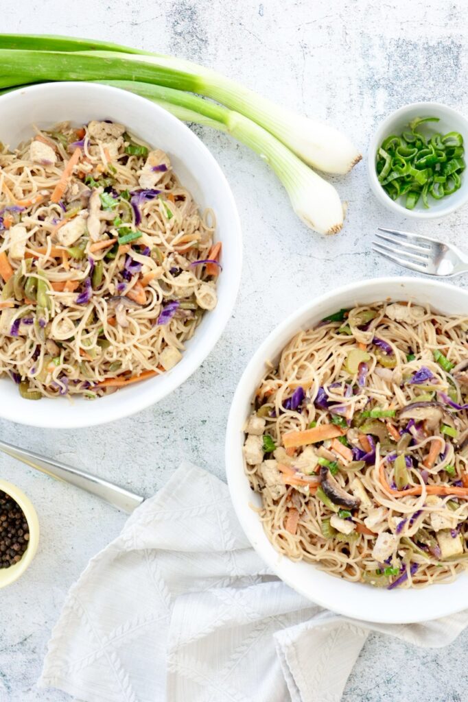 Filipino vegan pancit